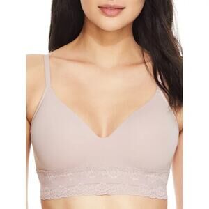 Natori Bliss Perfection Wire-Free T-Shirt Bra in Tan Size 34C